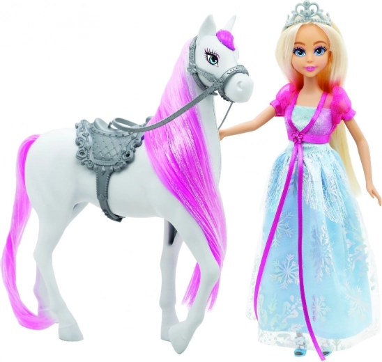 Čarobna princeza u blistavoj haljini