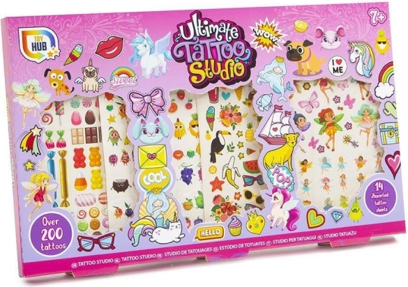 Set privremenih tetovaža The Ultimate – ružičasta