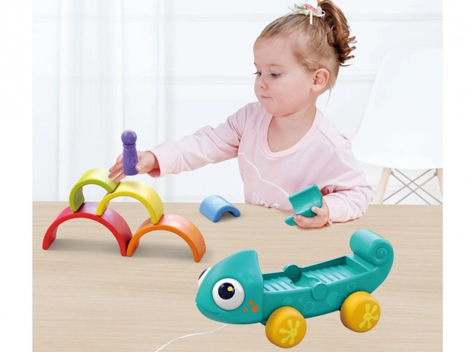 Montessori Dugin kameleon slagalica 18m+
