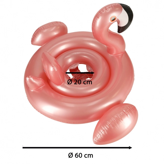 Nafukovací kruh sa sjedalicom za najmlađe - flamingo