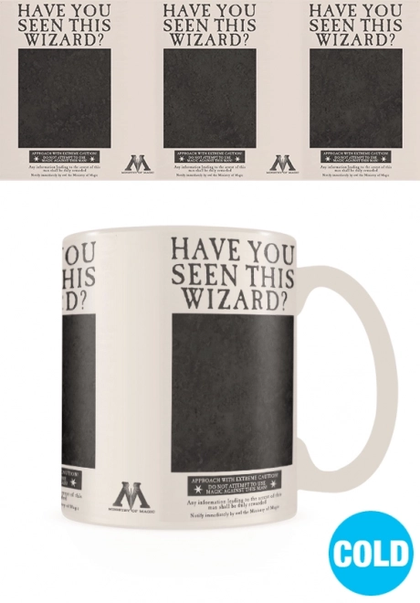 Keramička šalica koja mijenja boju s motivom Sirius Black