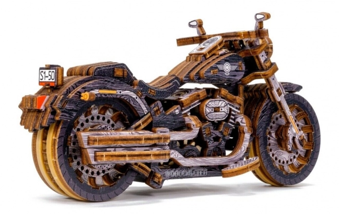 WOODEN CITY 3D puzzle Motocikl Cruiser Ograničeno izdanje 168 dijelova
