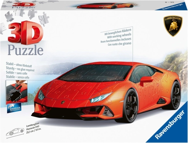 Ravensburger 3D Puzzle Lamborghini Huracán Evo Verde