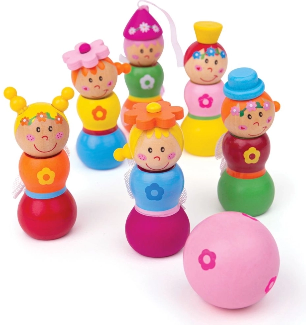 Bigjigs Toys drvene kugle s vilama