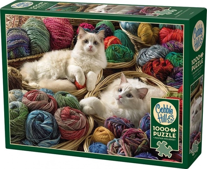 Puzzle Mačka Ragdoll 1000 komada Cobble Hill