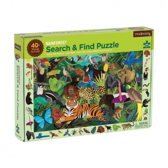 Puzzle Mudpuppy Potraga u prašumi