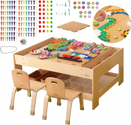 Masterkidz drveni obrazovni stol s priborom STEM Wall