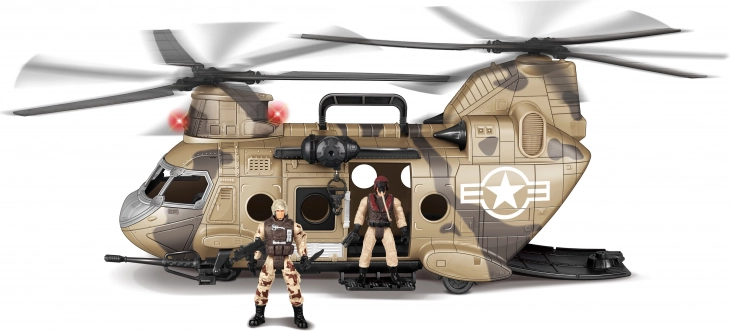 Helikopter s figuricama i efektima 50 cm