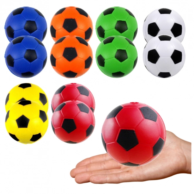 Šarene antistres loptice 6,5 cm - set 12 kom
