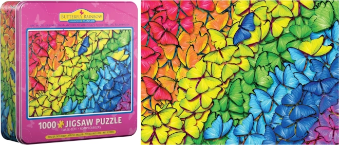 EUROGRAPHICS puzzle Dugini leptiri 1000 dijelova u limenoj kutiji