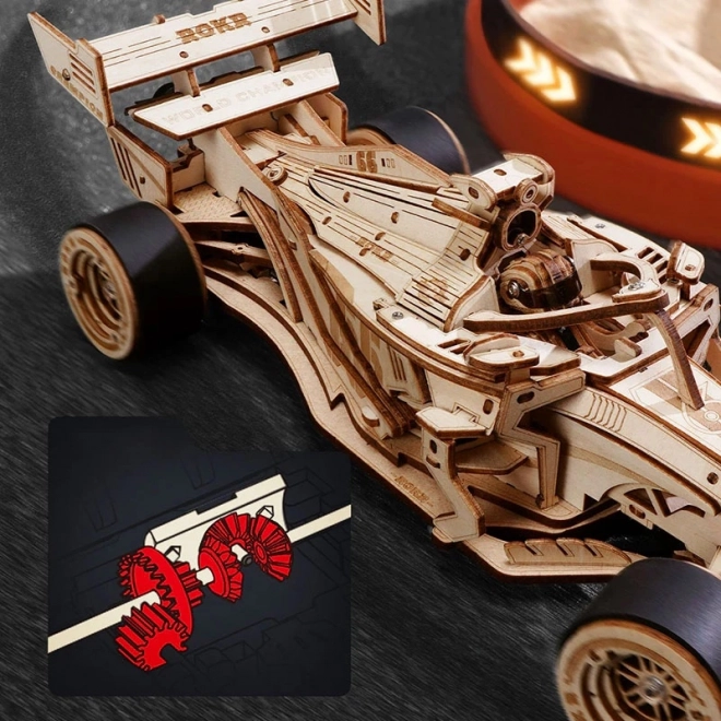 RoboTime 3D drvena slagalica Utrka auto