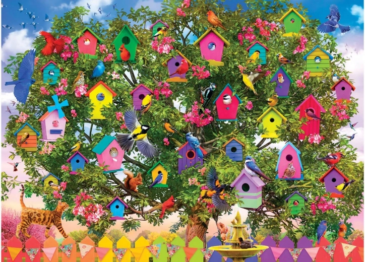 Puzzle EUROGRAPHICS Kućice za ptice 1000 dijelova