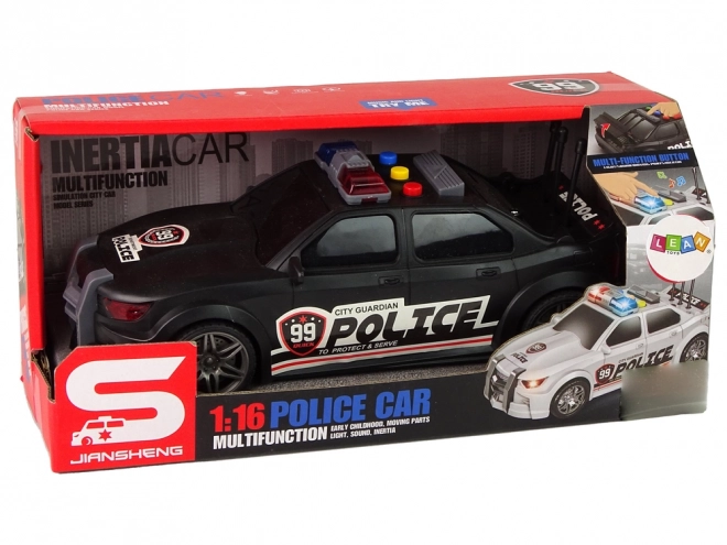 Policijski sportski automobil 1:16 Black Sound