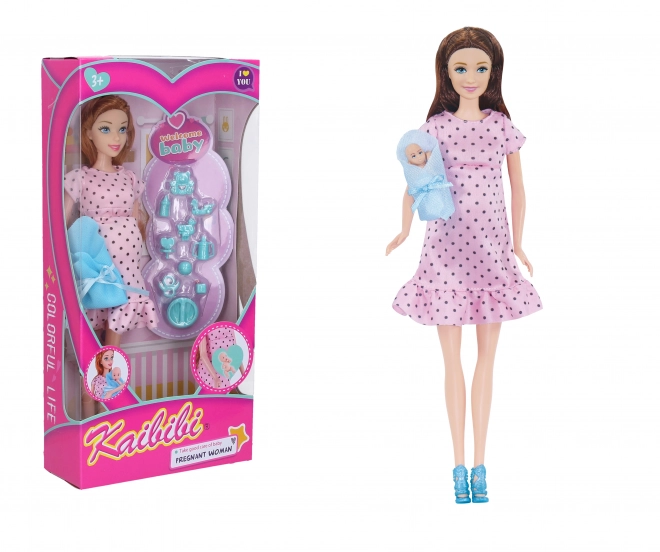 Trudna lutka set 29 cm