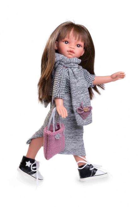 Realistična lutka Emily s cijelim vinilnim tijelom - 33 cm