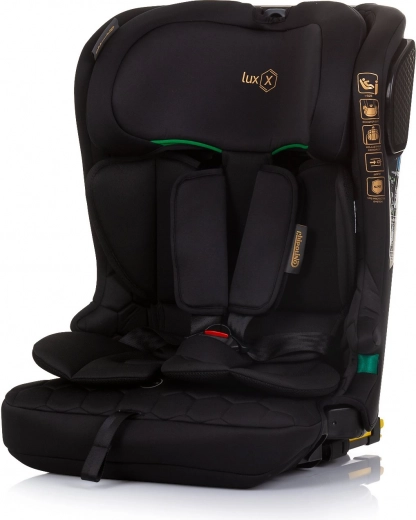 Autosjedalica i-Size 76–150 cm s Isofixom CHIPOLINO Lux X – Obsidian