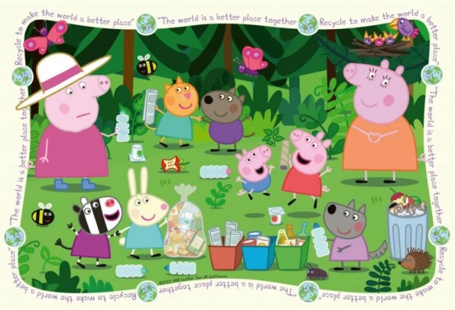 Puzzle 35 dijelova Peppa Pig