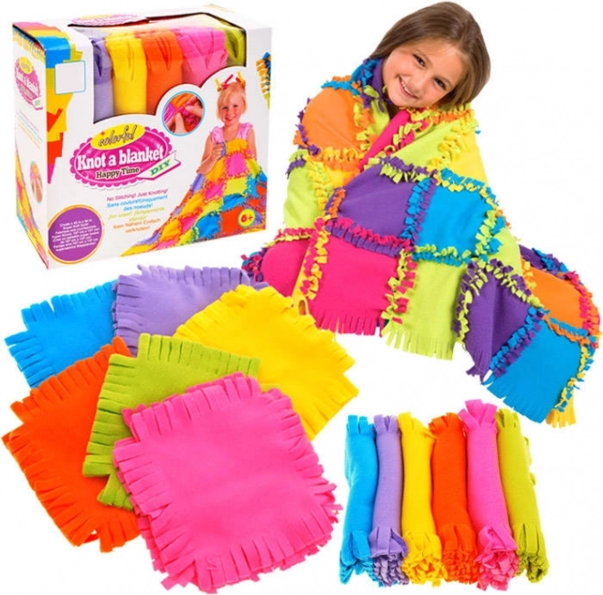 Kreativni DIY set patchwork flis deka za djecu