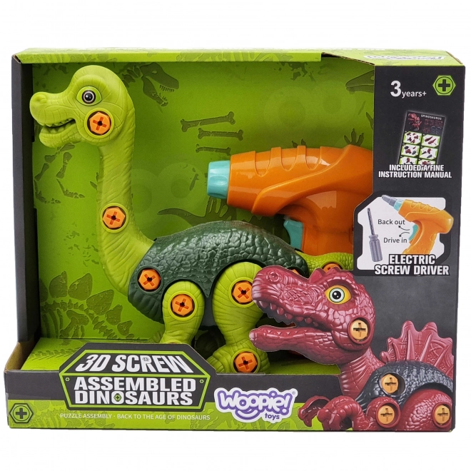 Dinosauri za Slaganje WOOPIE s Bušilicom