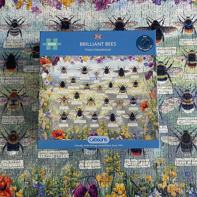 Gibsons Puzzle Sjajne pčele 1000 dijelova