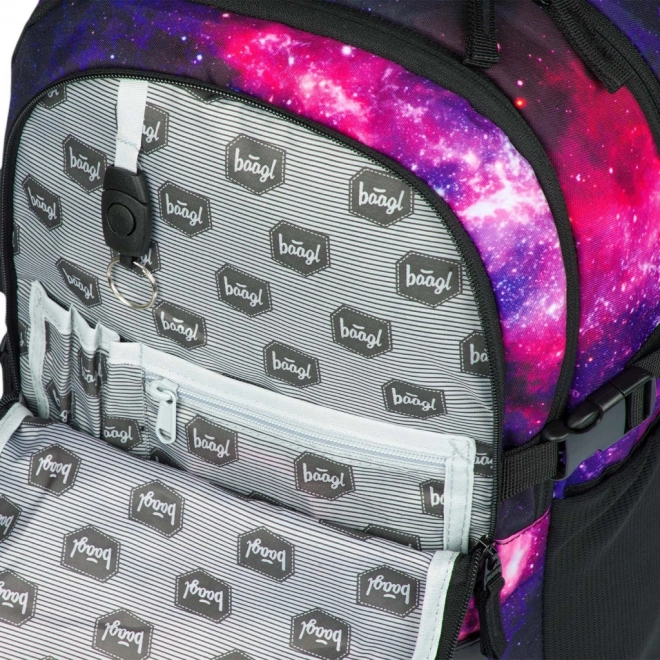 BAAGL Školski ruksak Skate Galaxy
