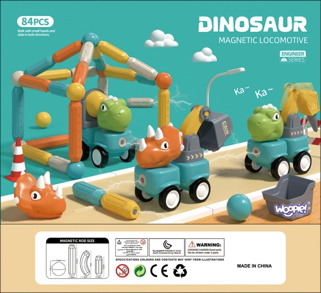 Woopie magnetski blokovi dinosauri građevinski set