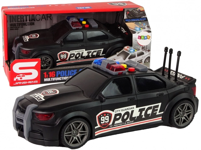 Policijski sportski automobil 1:16 Black Sound