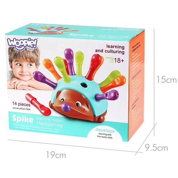 Woopie edukativna igra ježić sorter Montessori 4u1