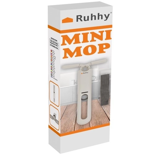 Kompaktni mini mop s rezervnim glavama za čišćenje