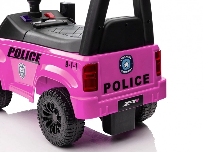 Dječja guralica Policija ružičasta