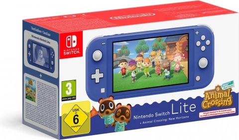 Nintendo Switch Lite plava + ANIMAL CROSSING: NEW HORIZONS (paket)