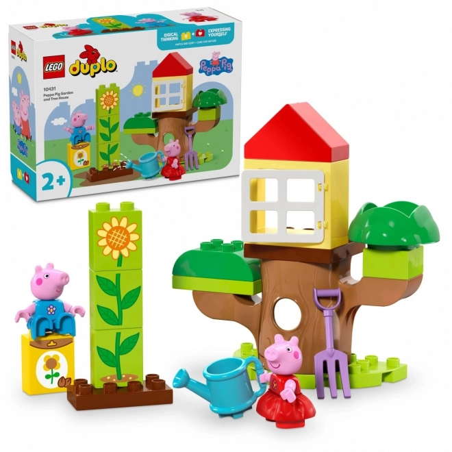 LEGO DUPLO 10431 Praščić Peppa – vrt i kućica na drvetu