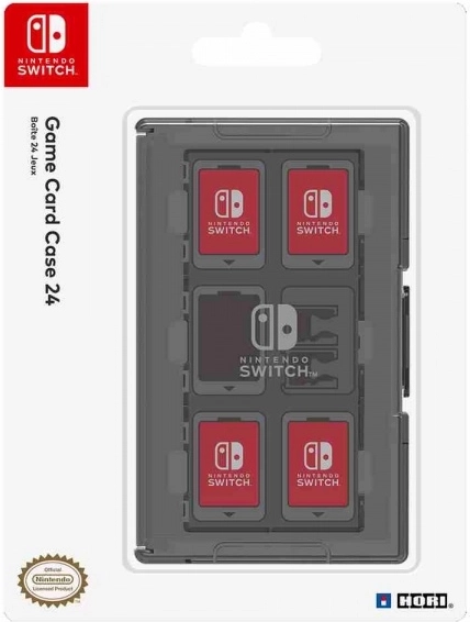 Futrola za 24 igraćih kartica za Nintendo Switch – crna