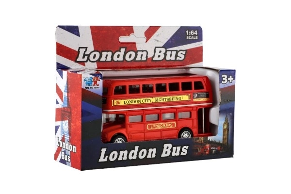 Crveni dvokatni autobus London 12 cm