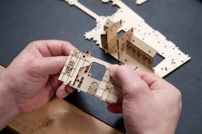Ugears 3D drveni mehanički puzzle Dvorac Hogwarts, Harry Potter