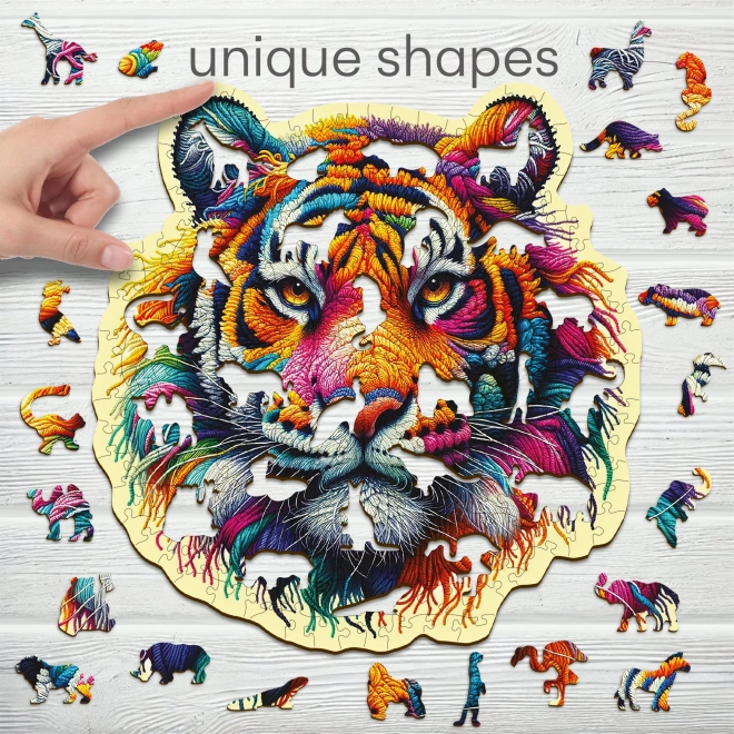 WOODEN CITY Drvene puzzle Nježni tigar 250 dijelova