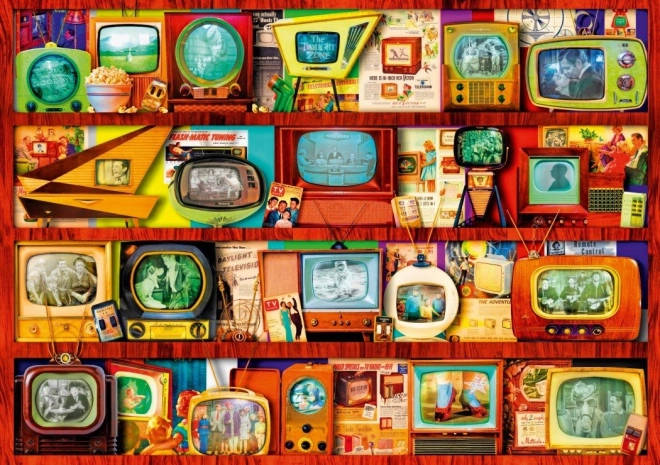 Puzzle Zlatno doba televizije 1000 dijelova