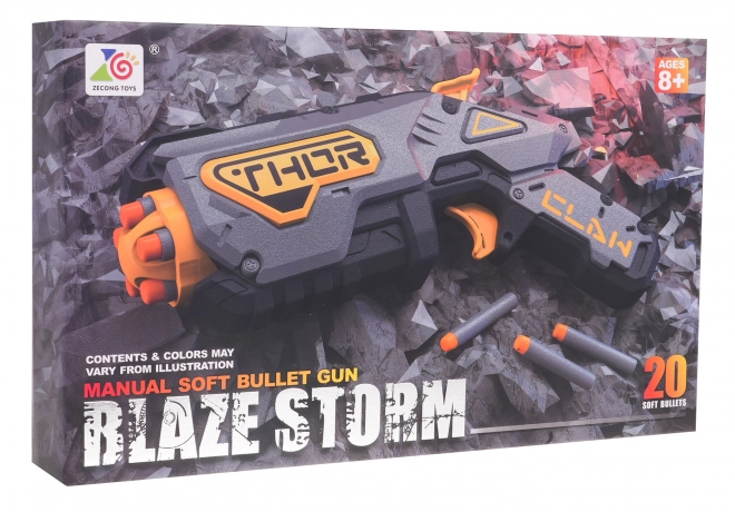 Dječji ručni pištolj Blaze Storm Siva