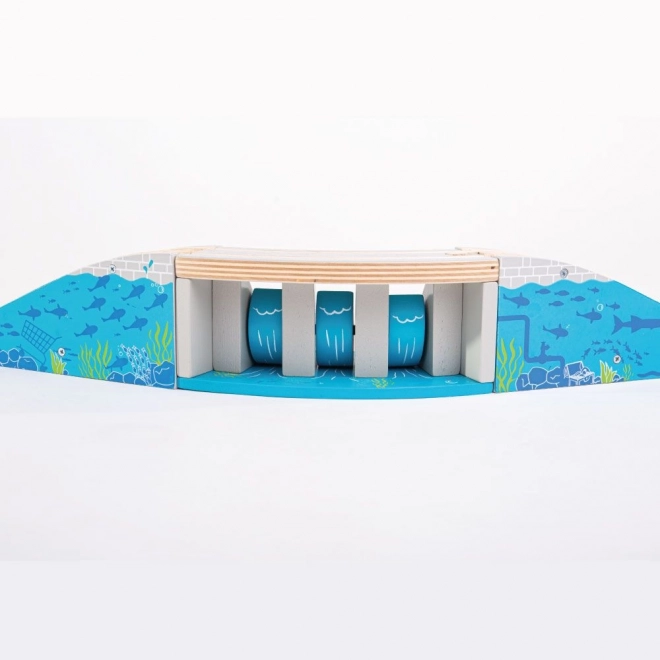 Most s vodopadom Bigjigs Rail