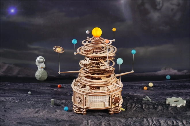 RoboTime 3D drvene mehaničke puzzle Planetarij