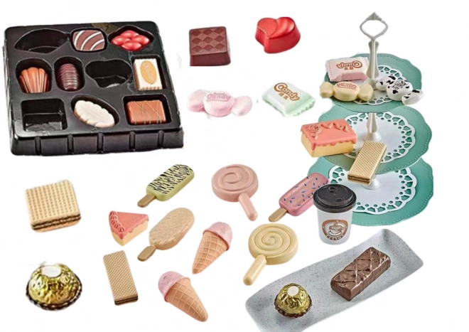 Set Kafić Slatkiši Figurice Torta 50 kom.
