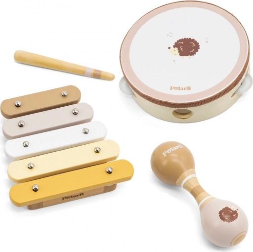 Viga POLARB dječji set glazbenih instrumenata jež