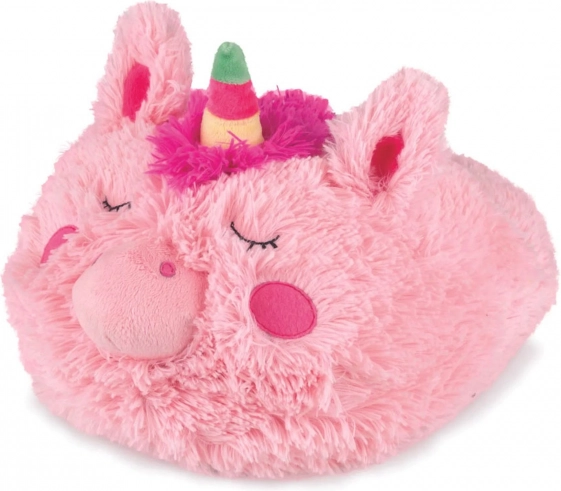 Cozy Noxxiez topla plišana papuča jednorog