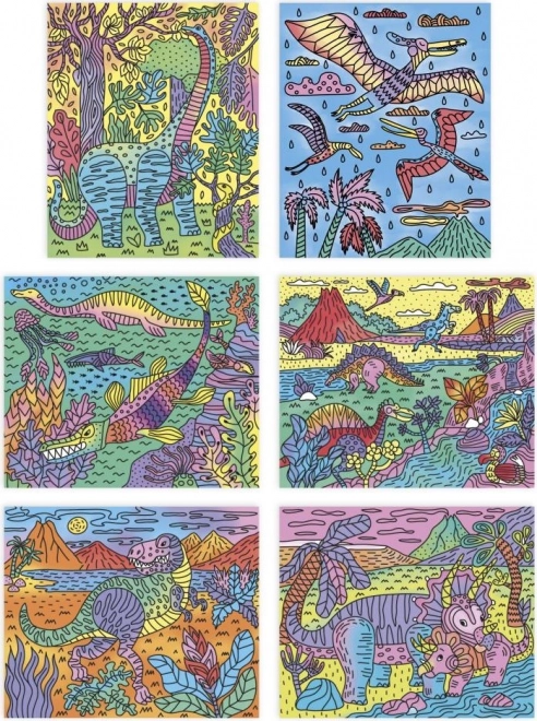 JANOD Maxi bojanka Dinosauri