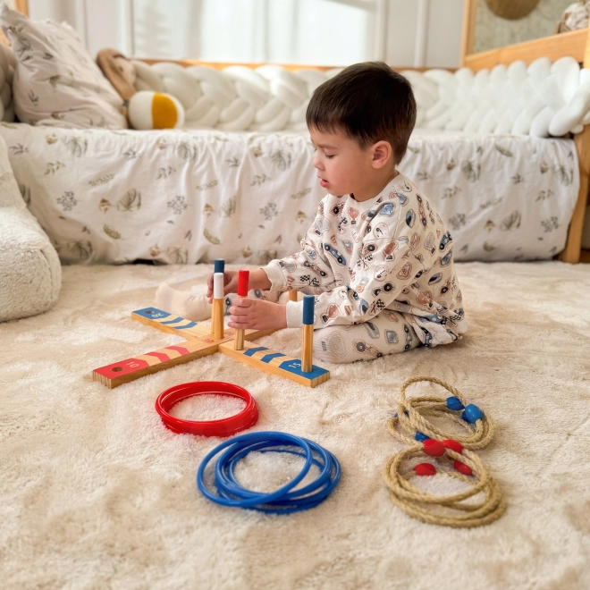 Drvena igra Ring Cross od Tooky Toy