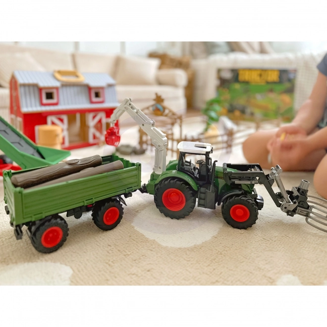 Set poljoprivrednih strojeva mini traktor farma WOOPIE