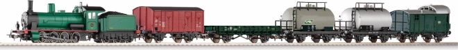 Startni set teretnog vlaka s parnom lokomotivom Rh 71 (G 7.1) SNCB, mjerilo H0