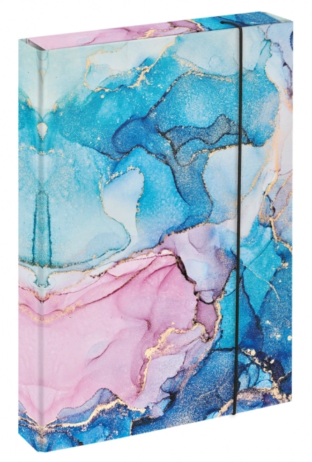 Mape za školske bilježnice A4 Jumbo Marble Pink