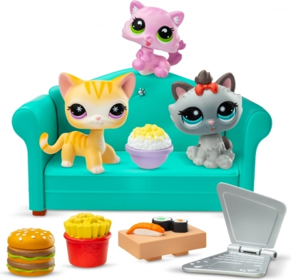 Littlest Pet Shop Set Večera s 3 Figuricama