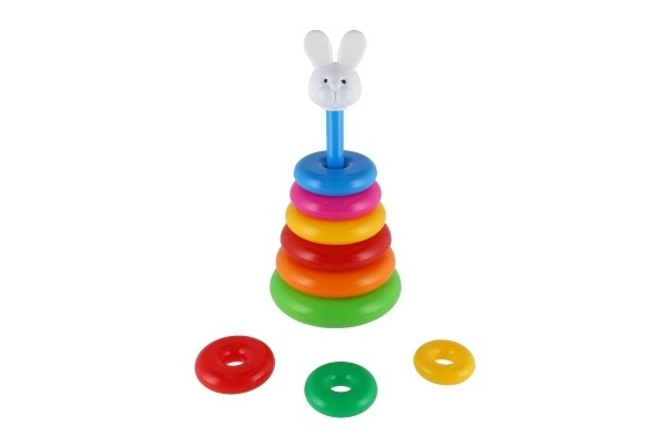 Složivi prstenasti toranj plast 28 cm različite boje u mreži 12m+